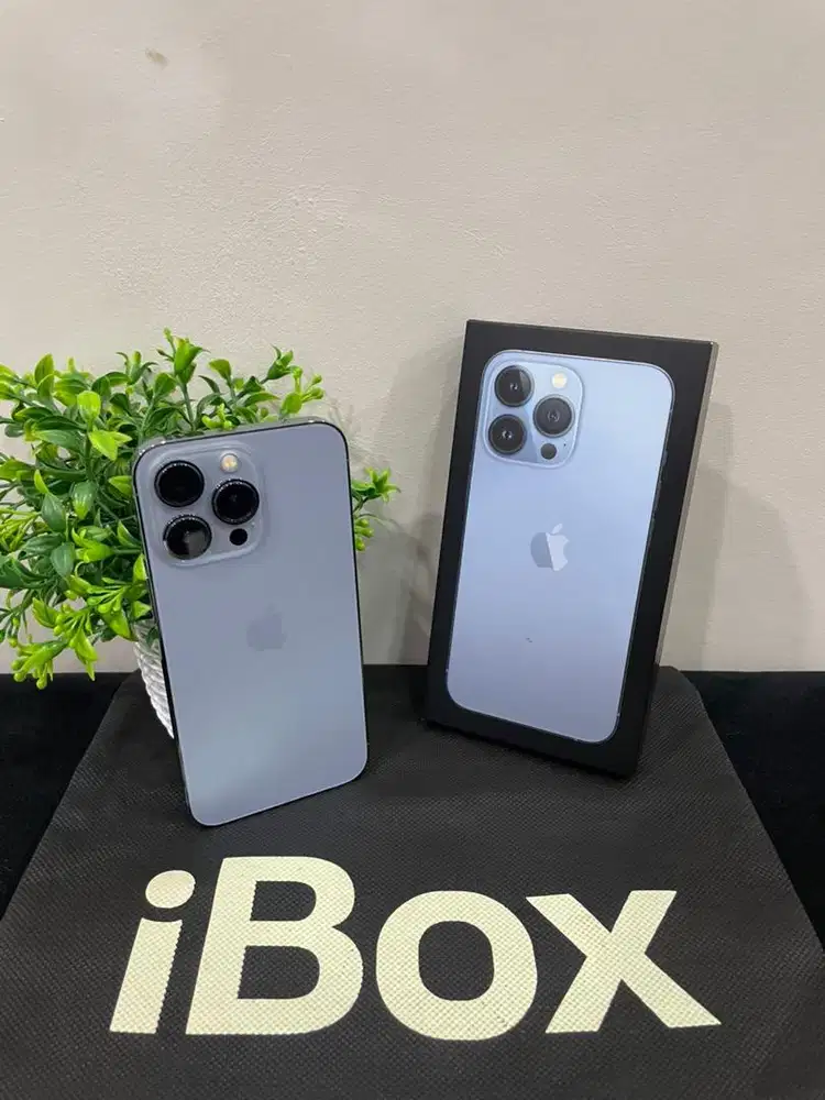 IPhone 13 Pro 128GB iBox Sierra Blue mulus Fullset Ori BH 82% 3Utool98