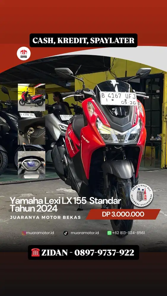 YAMAHA LEXI LX 155 2024 SIAP PAKAI !!!