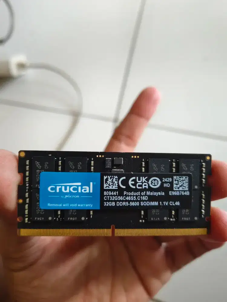 Crucial 32GB DDR5-5600 SODIMM CT32G56C46S5 Second