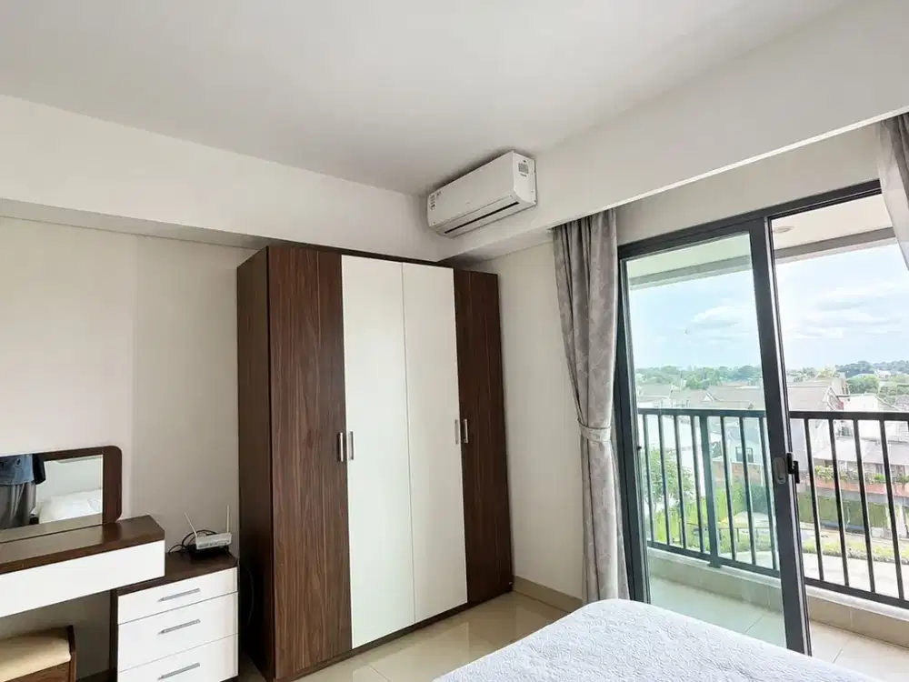 Disewakan Bulanan Apartemen Embarcadero Bintaro 1BR Furnish Premium Termurah