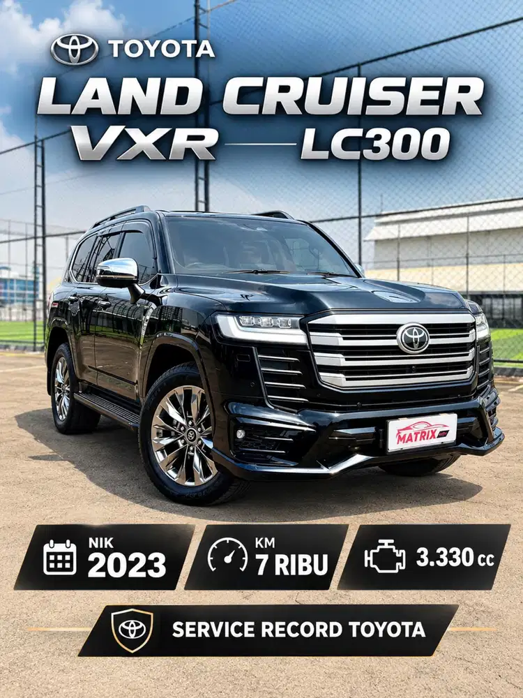 Toyota land cruiser LC300 VXR AT MATIC 2024 nik 2023 service record