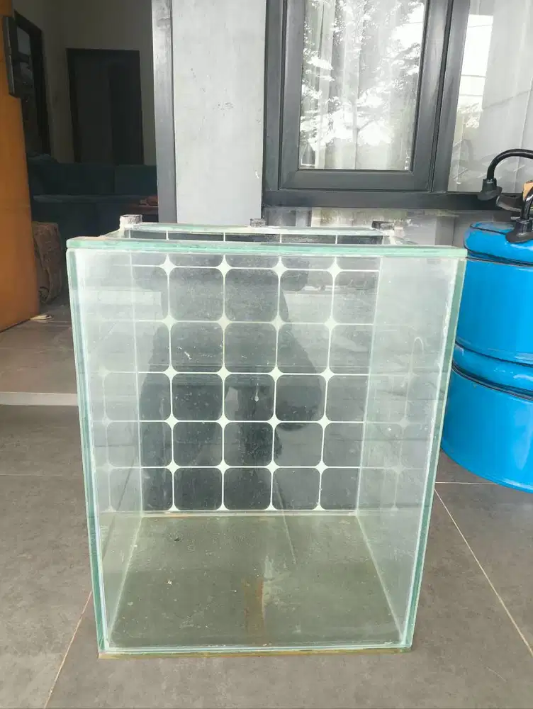 Aquarium Akuarium Kaca Tebal 8mm Uk 40x30x50 Bonus tempat filter kaca