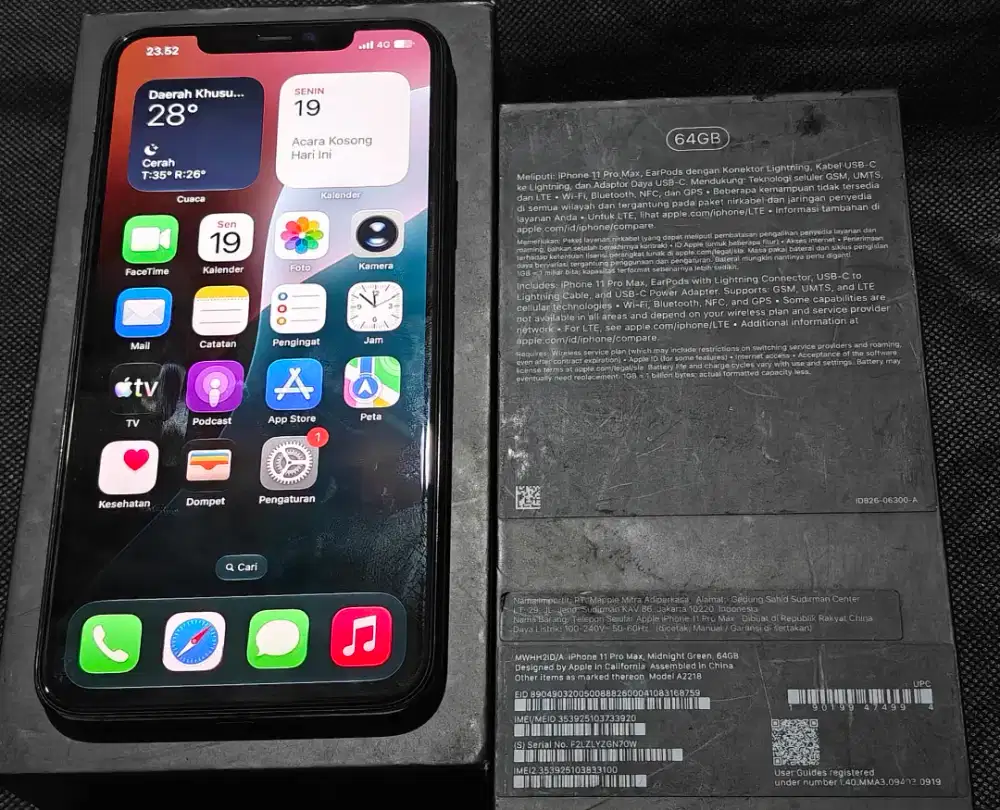 Iphone 11 Pro Max 64GB ibox