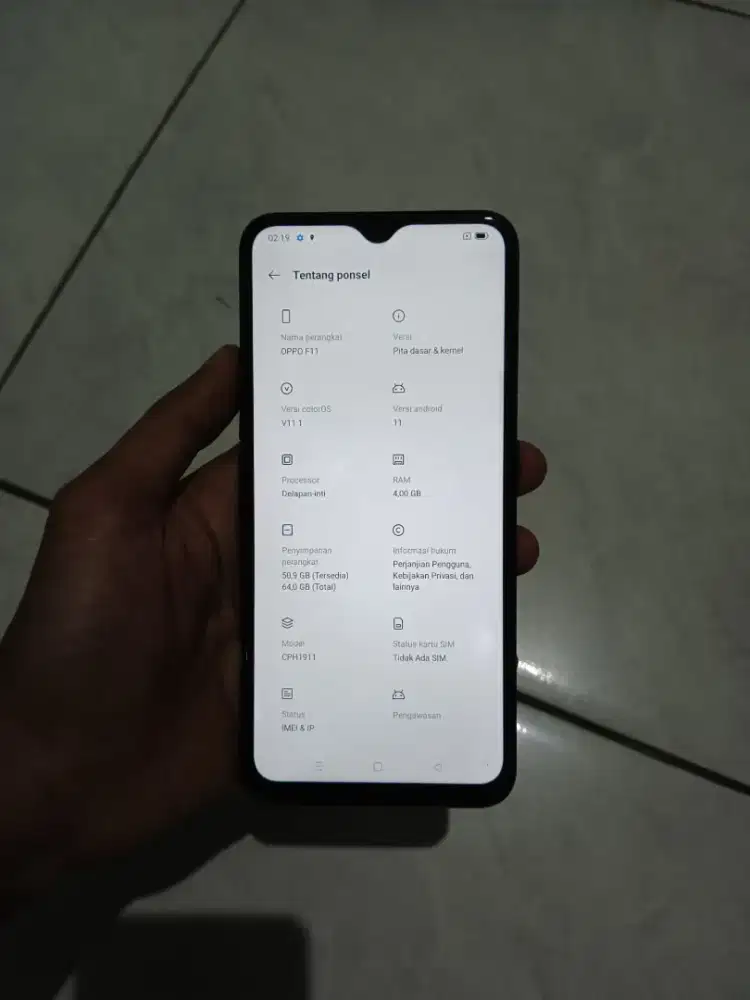 oppo f11 ram 4/64