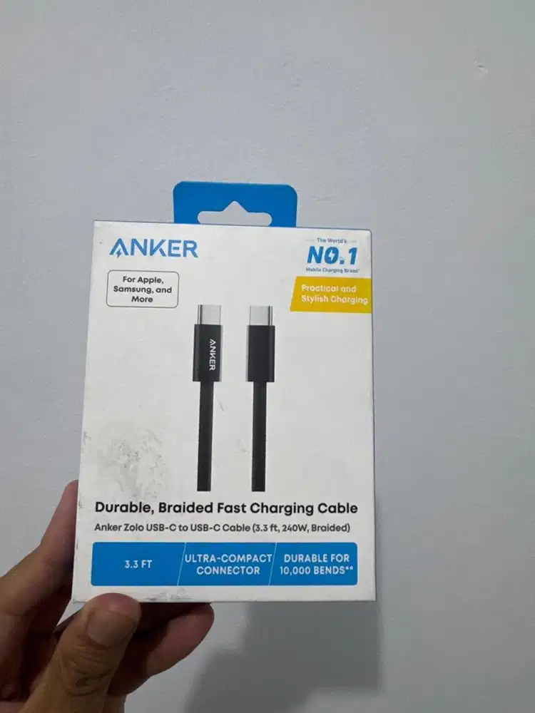 Kabel Data Type C to C ANKER ZOLO