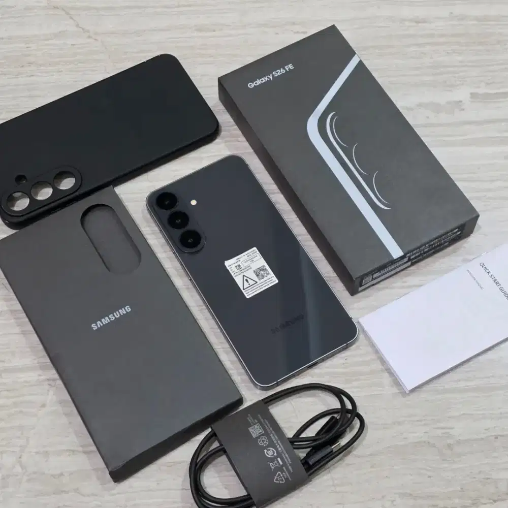 Samsung Galaxy S26 FE 5G 256GB
Garansi Resmi SEIN Baru 1 Bulan