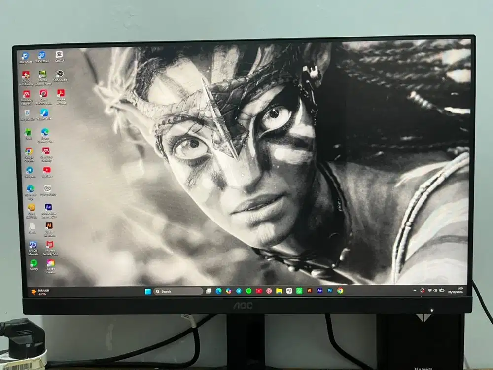 JUAL SECOND MONITOR GAMING AOC 24G4 E
