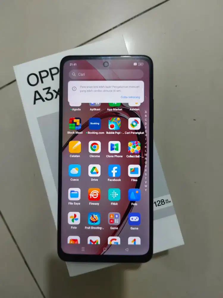 oppo a3x ram 4/128gb orian normal mulus  jual hp+dus  aja lok ciledug