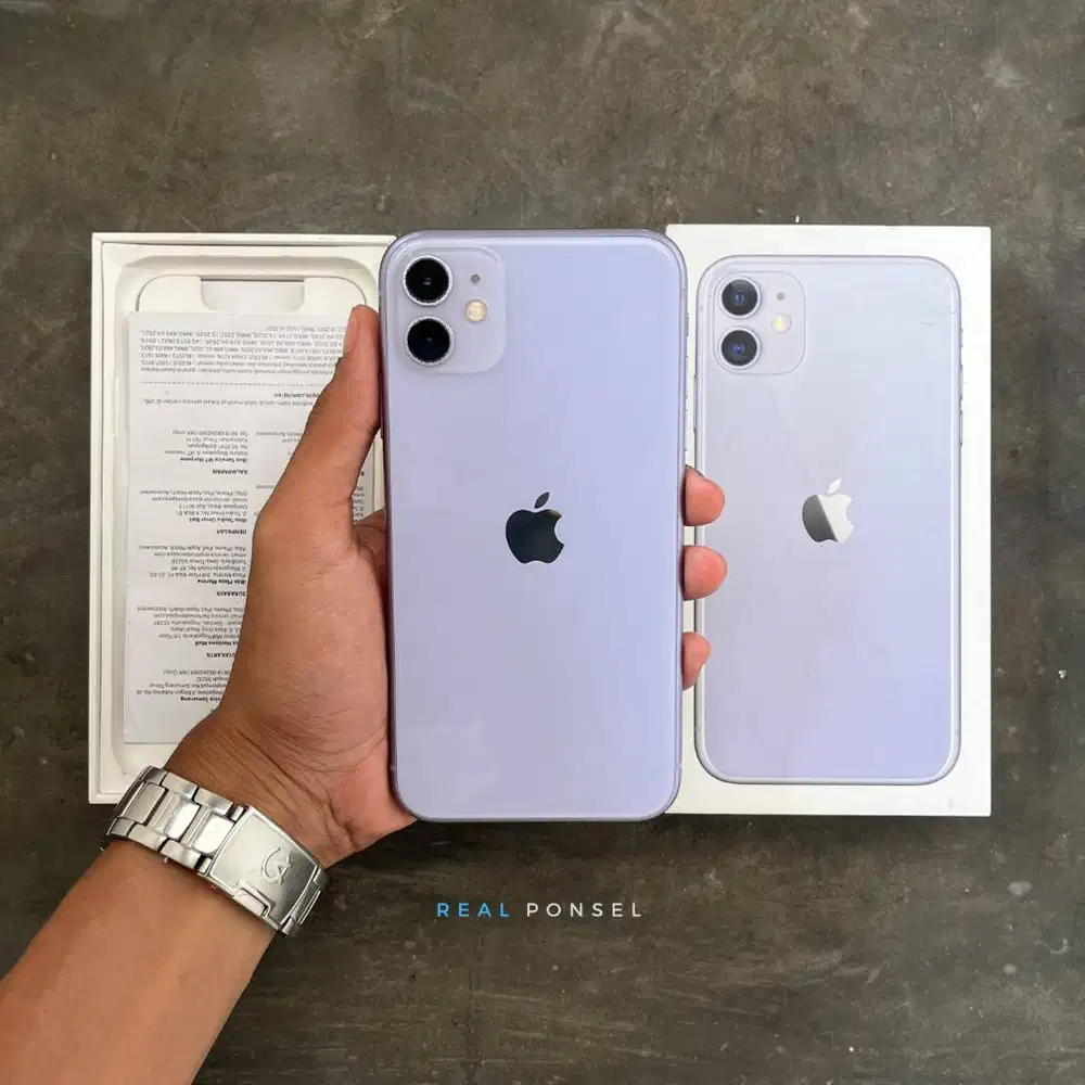 iPhone 11 128 iBox Purple Fullset Ori