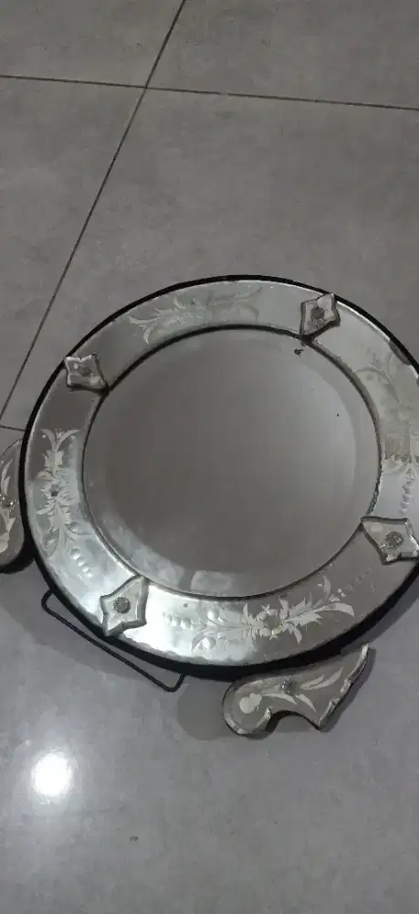 Cermin Antik Venetian table mirror