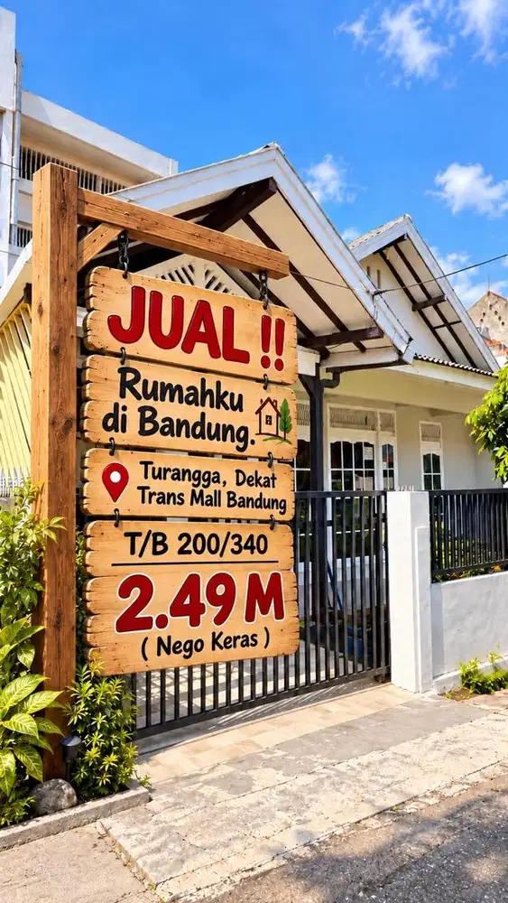 Jual Rmh SHM Salendro dekat TSM bandung