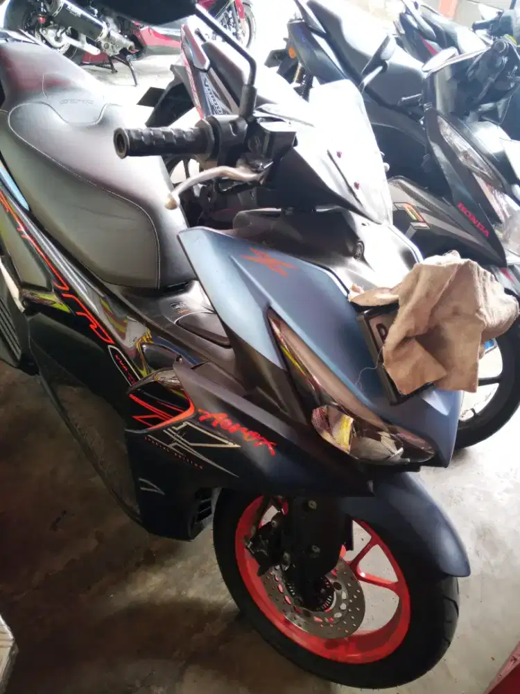 Jual cepat new aerox KM (16rban) jarang pakai