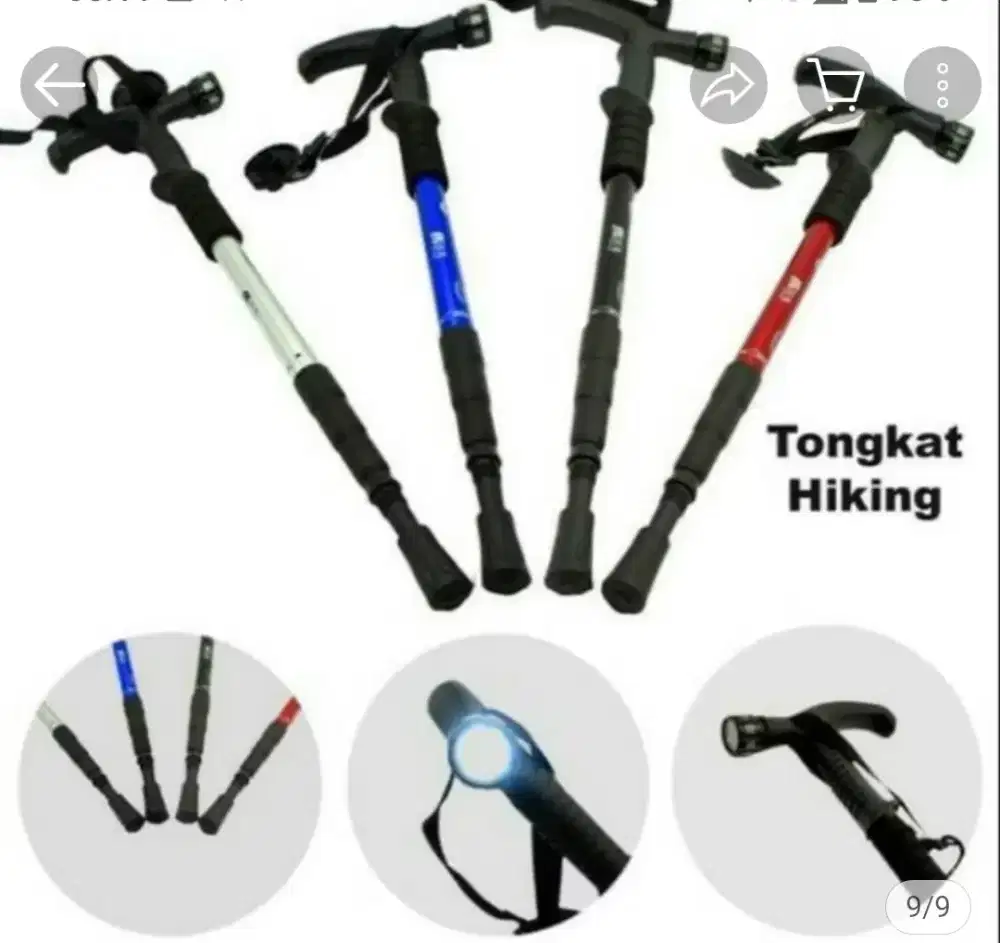 Trekking pole multifungsi