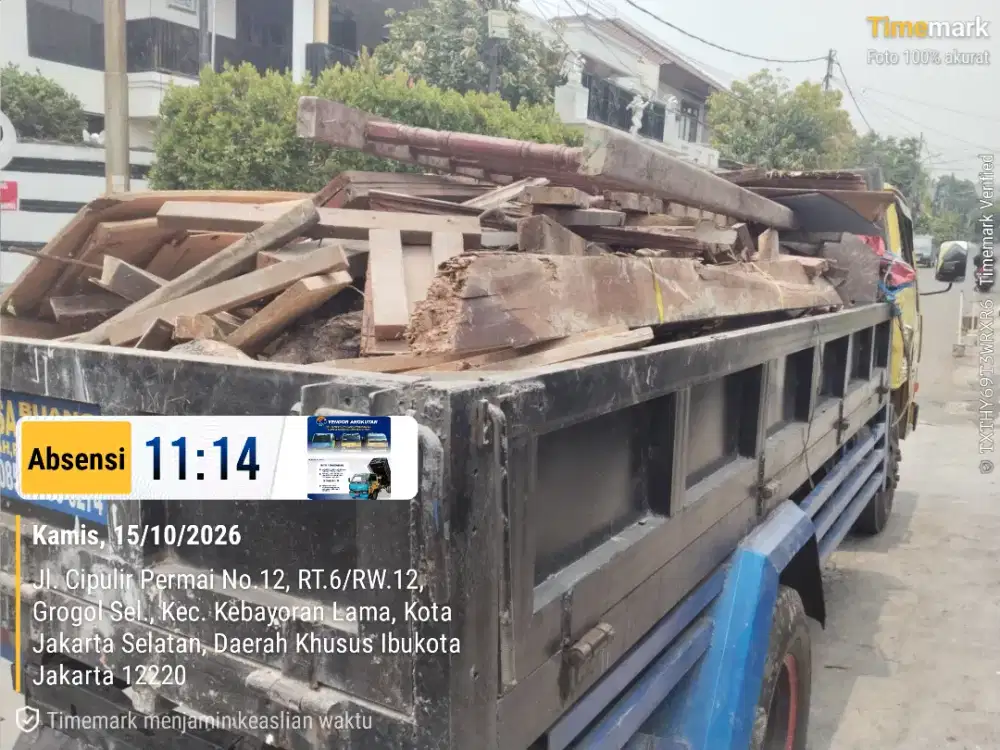 Jasa buang puing dan angkut sampah