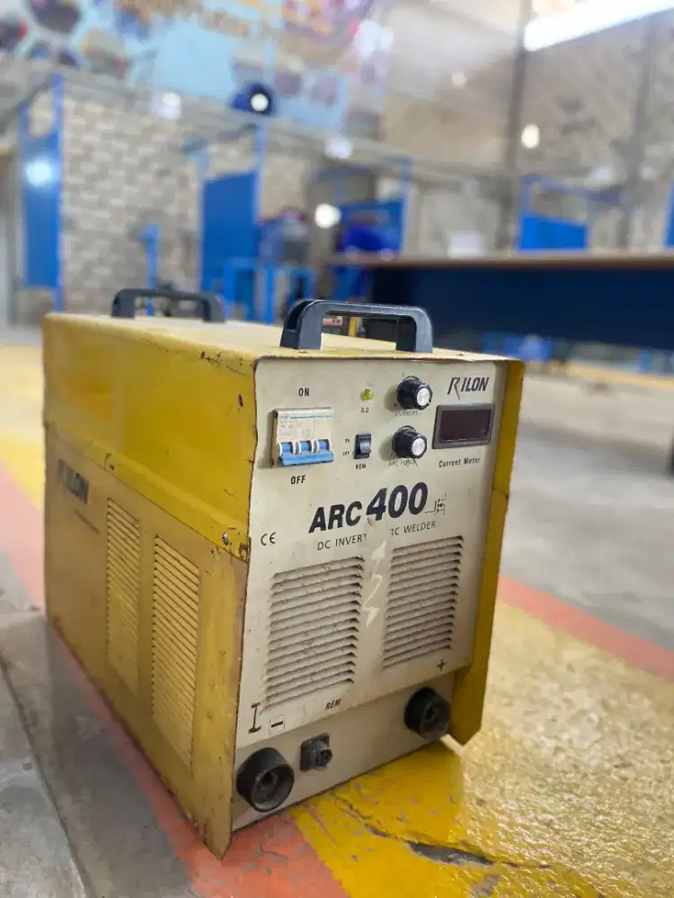 MESIN LAS BEKAS MMA 400 AMPERE RILON BEKAS 3 PHASE IGBT DC INVERTER