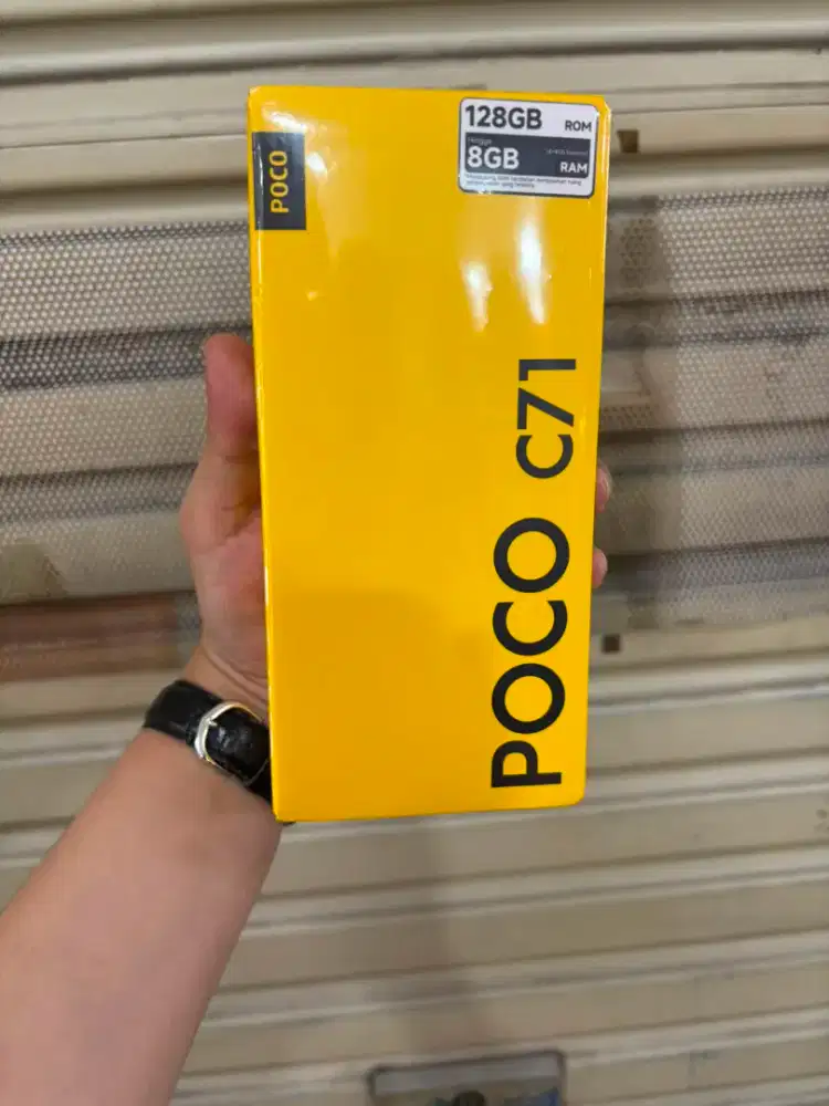 Xiaomi Poco C71 4GB/128GB BARU SEGEL BOX GARANSI RESMI