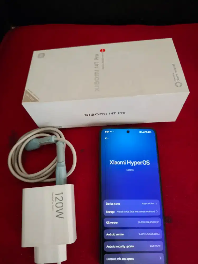 Xiaomi 14t pro 12/256 fulset black