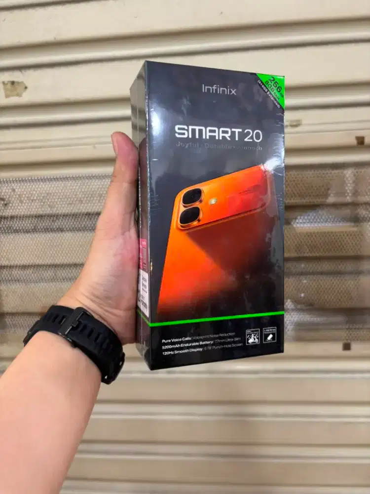 Infinix Smart 20 4GB/256GB & 4GB/128GB BARU SEGEL BOX GARANSI RESMI