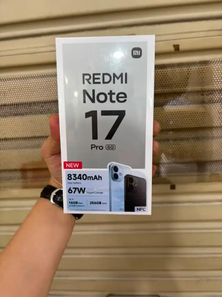 Xiaomi Redmi Note 17 Pro 5G 8GB/256GB BARU SEGEL BOX GARANSI RESMI