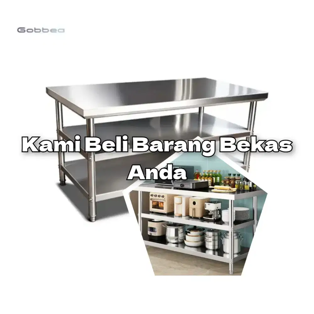 Terima Lagi Barkas Peralatan Dapur Meja Stainless Dapur, kompor, dll