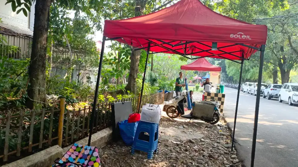 Jual tenda 2x2 merah (Soleil)