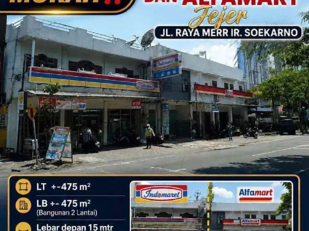Dijual ruko merr ir soekarno surabaya timur