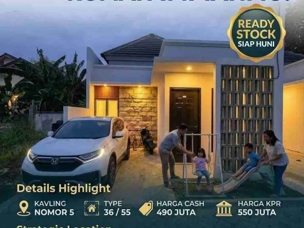Dijual Rumah Ready Stock