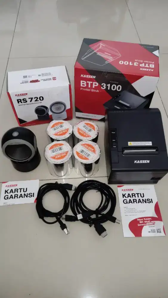 Printer Thermal & Scanner Kassen