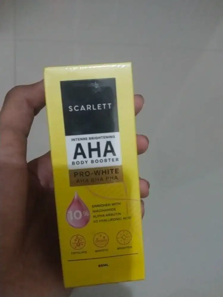 Scarlett AHA Body Booster 65 ml – Baru, Segel