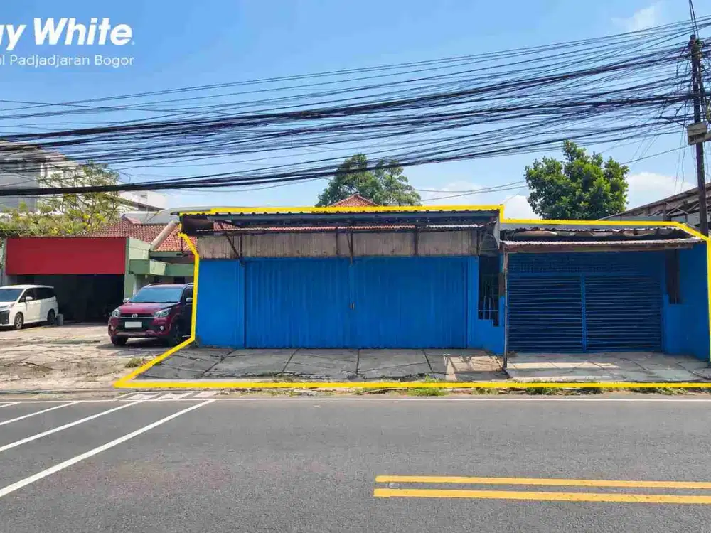 Tanah dan Bangunan Komersial di Jalan Raya Tajur Bogor Timur SHM IMB LT 553 m2