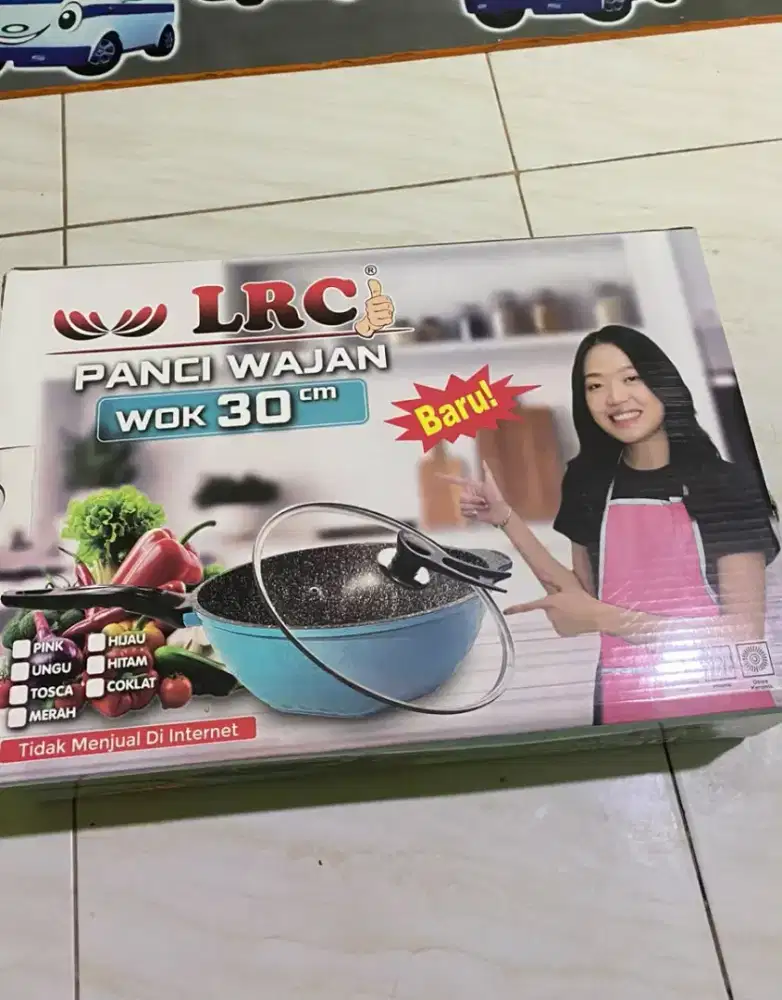 Panci wajan LRC ukuran 30 cm original, kondisi 100% BARU.
