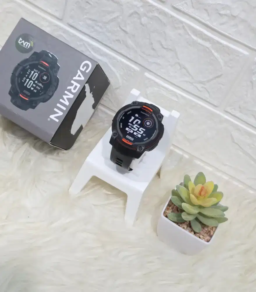 Garmin Instinct 3 Solar 45mm Bagus Mulus Bergaransi