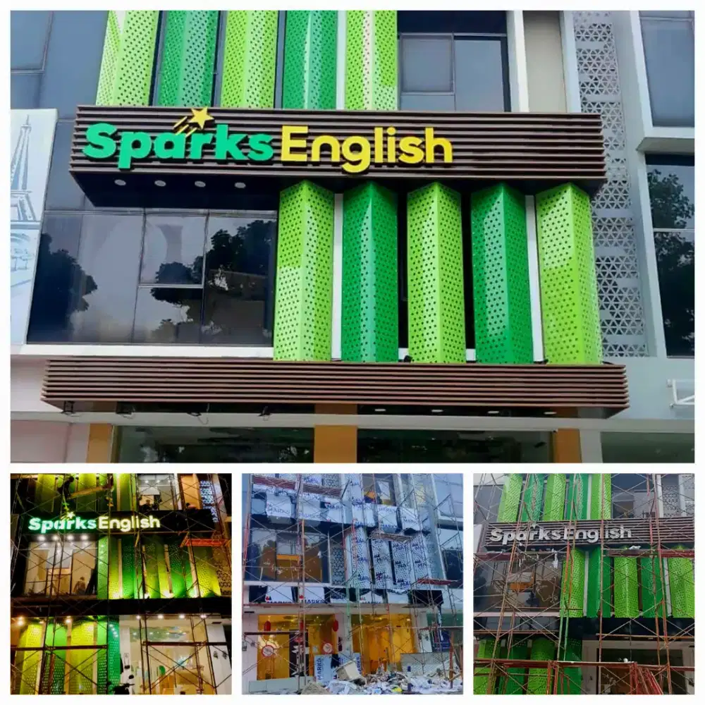 Lettersign Branding. Custom Facade. Fasad. ACP Cladding. Curtain Wall.