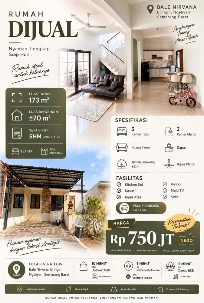 Jual rumah pribadi