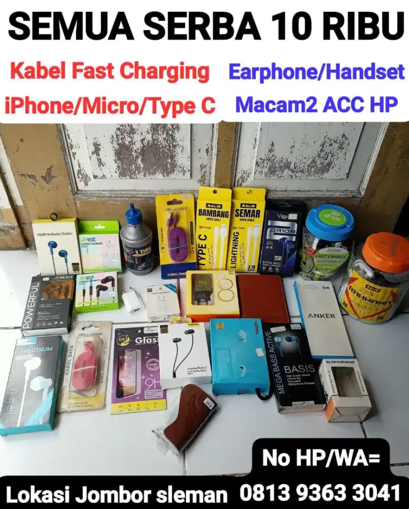 Aksesoris HP (CUCI GUDANG)