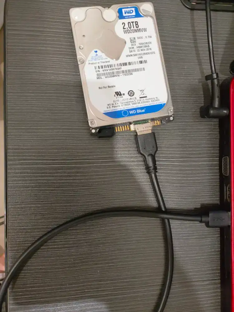 My passport eksternal HDD 2TB no casing