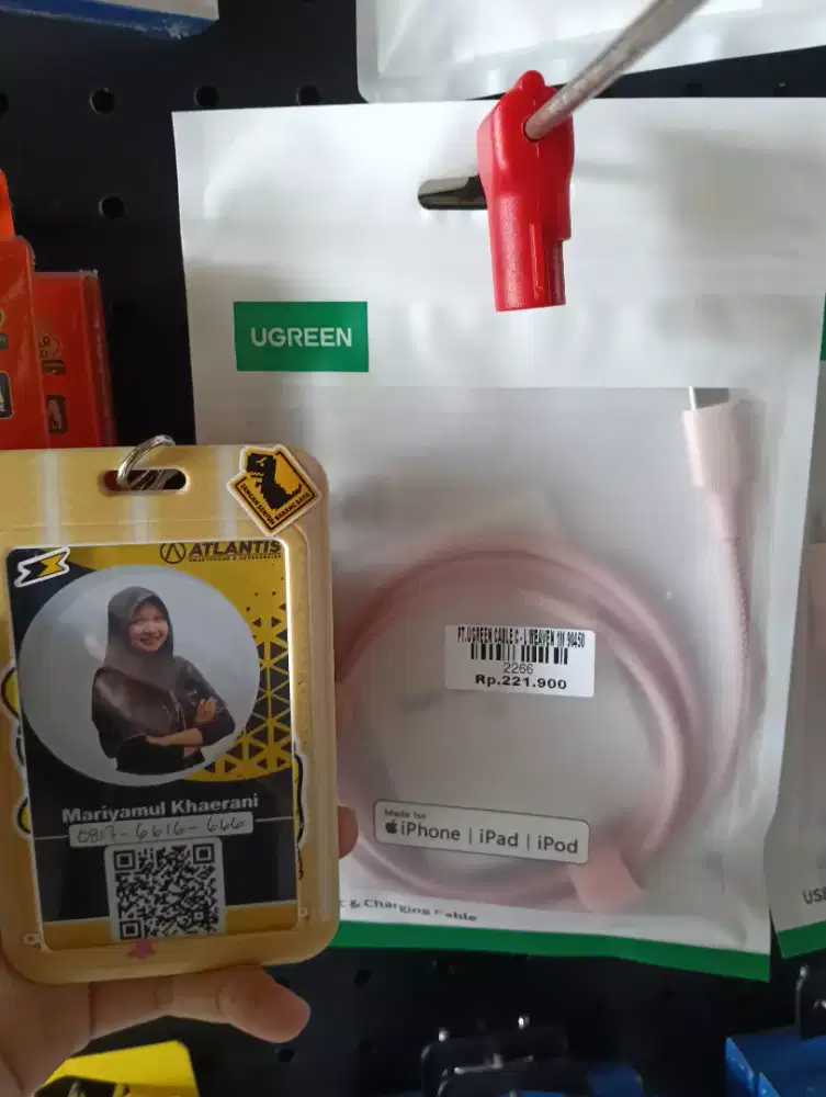 UGREEN CABLE C-L WEAVEN 1M 90450