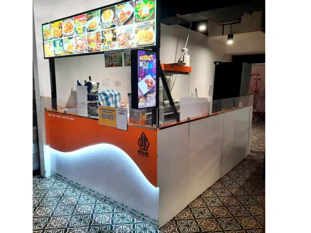 Booth Pameran Event Gerobak Jualan bekas Mall bagus :