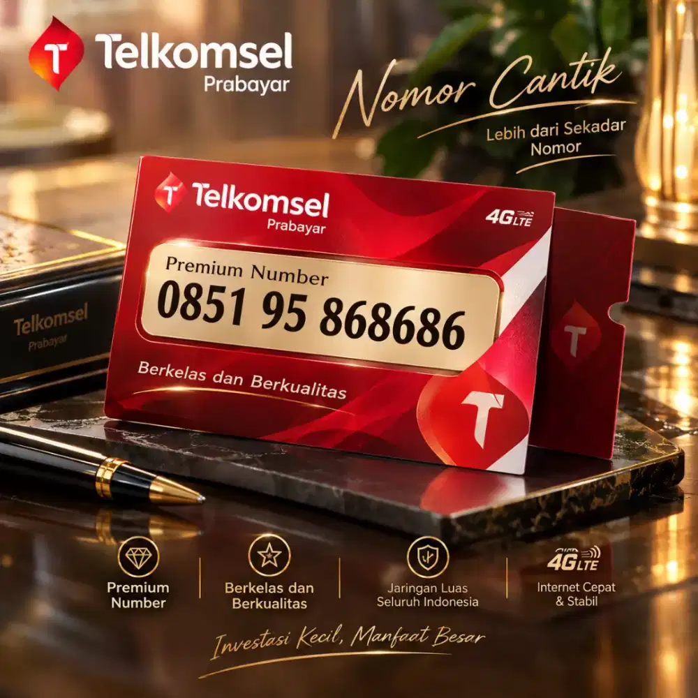 Nomor Cantik Premium Number Telkomsel simPATI Berkualitas Spesial 86