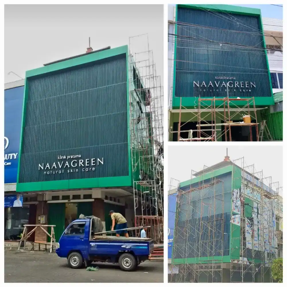 Branding. Custom Facade. Fasad. ACP Cladding. Curtain Wall. Neon Box