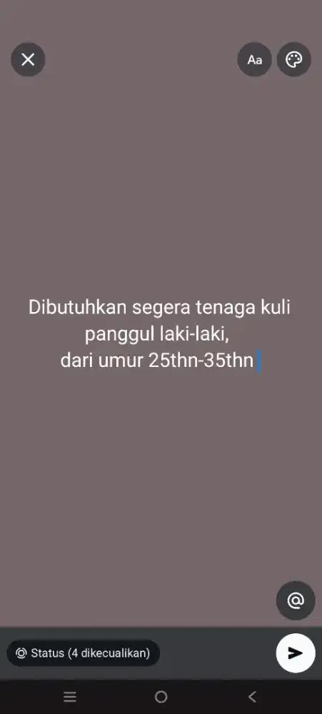 LOWONGAN KERJA KULI PANGGUL