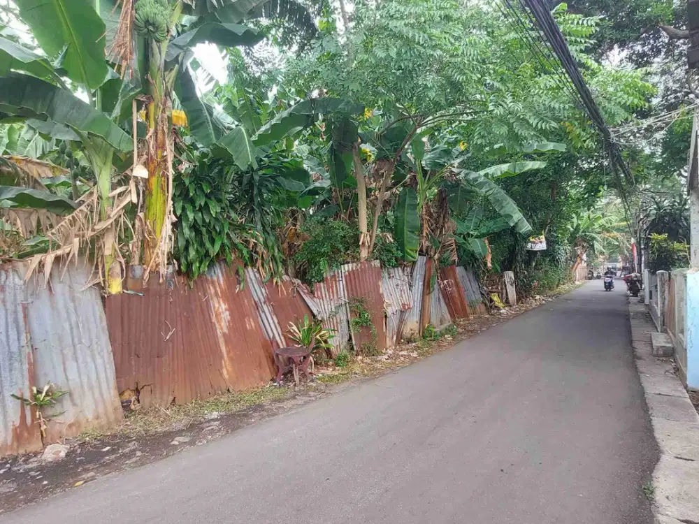 Tanah siap bangun untuk rumah di pamulang timur bebas banjir dekat tol