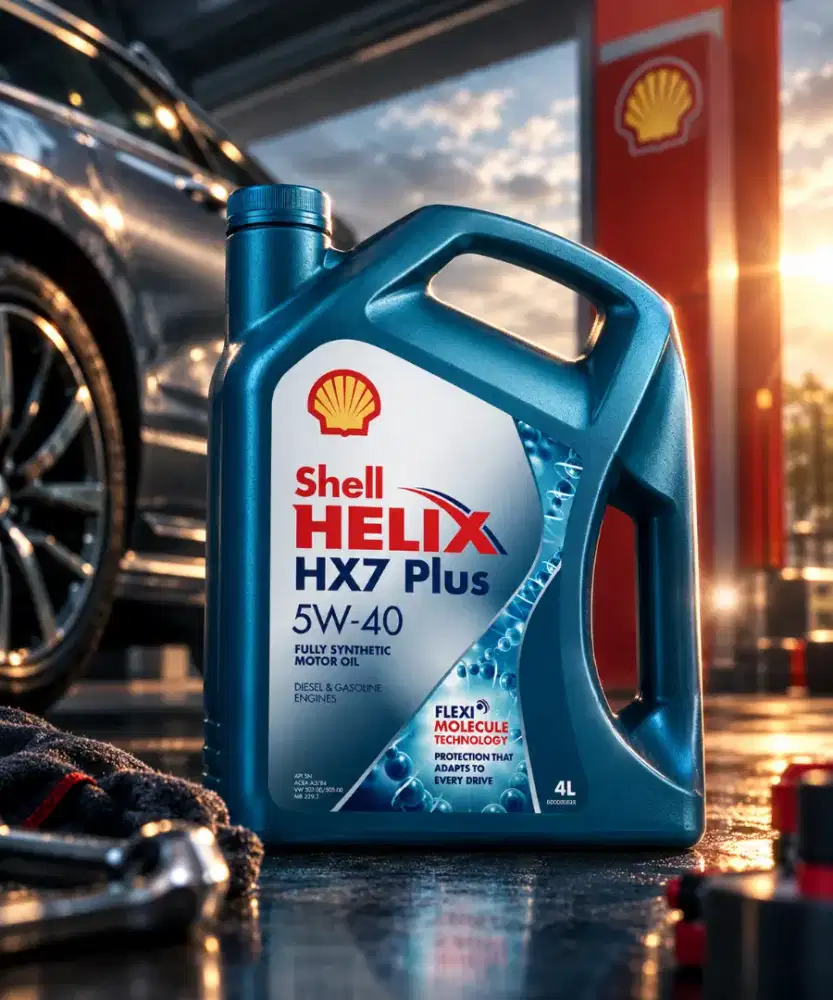 Oli Mobil Shell Helix HX7 Plus