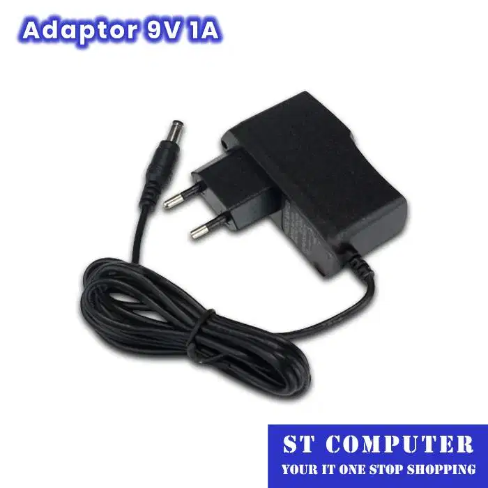 Adaptor 9V 1A Power Supply 9 Volt