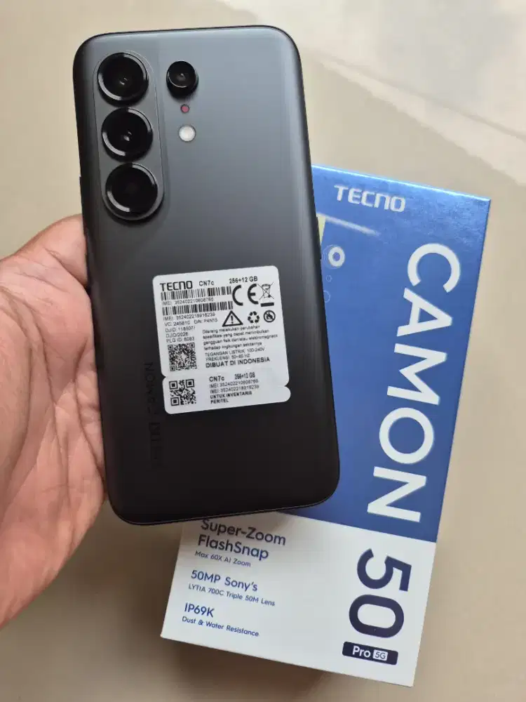 (2 Minggu Pakai) Tecno Camon 50 PRO 5G 12/256