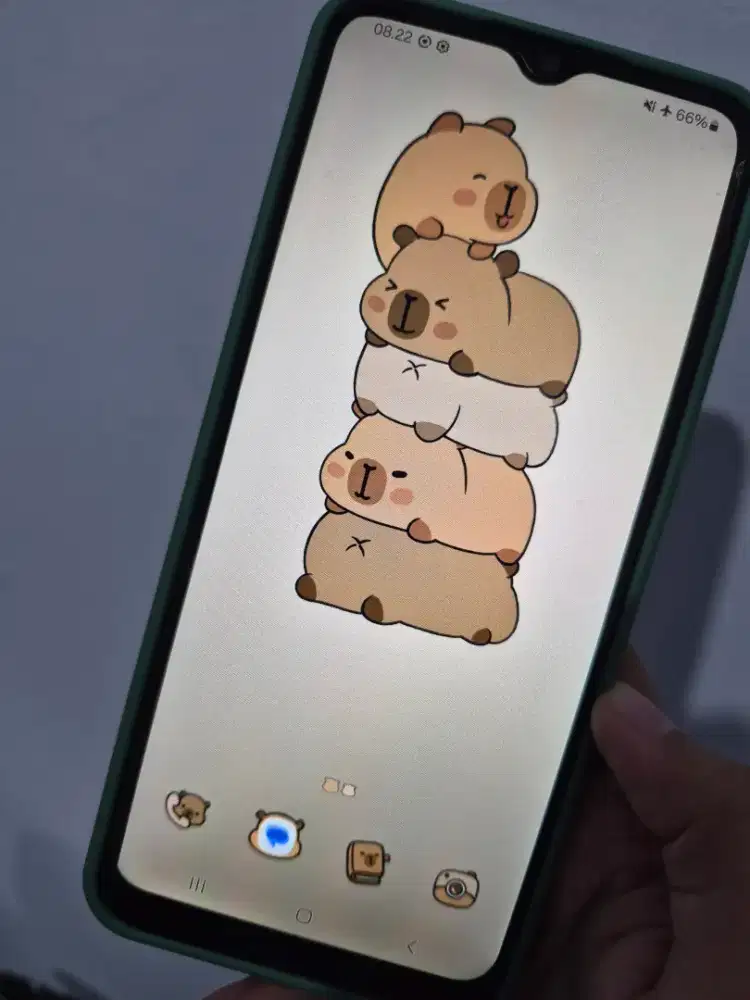 Samsung A04E kondisi bekas pakai charger ori dan kardus tersedia
