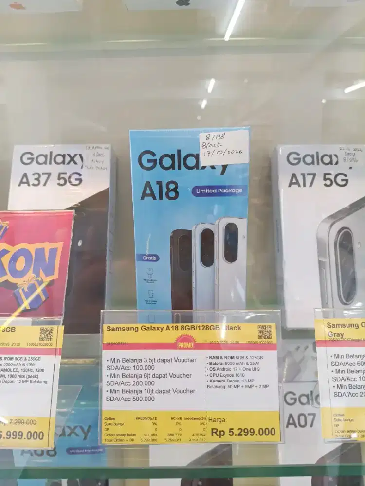 Credit Samsung Galaxy A18 8GB/128GB