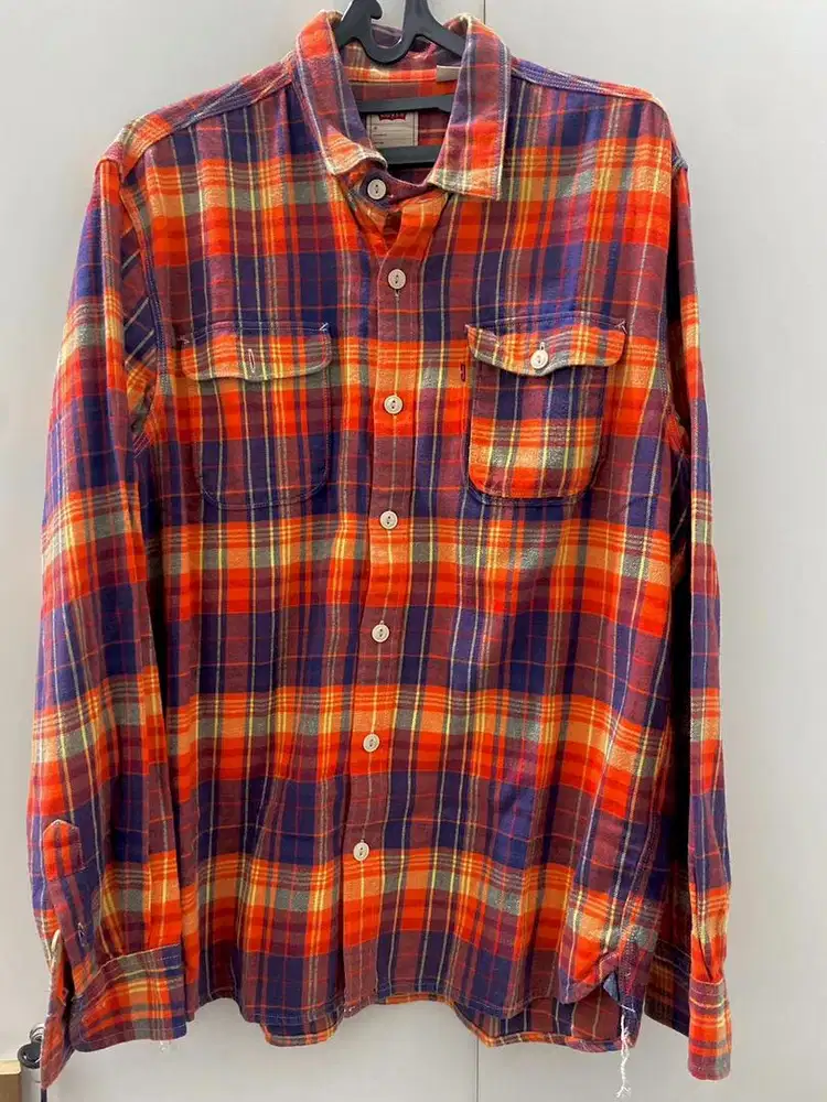 Kemeja Flanel Levis Original