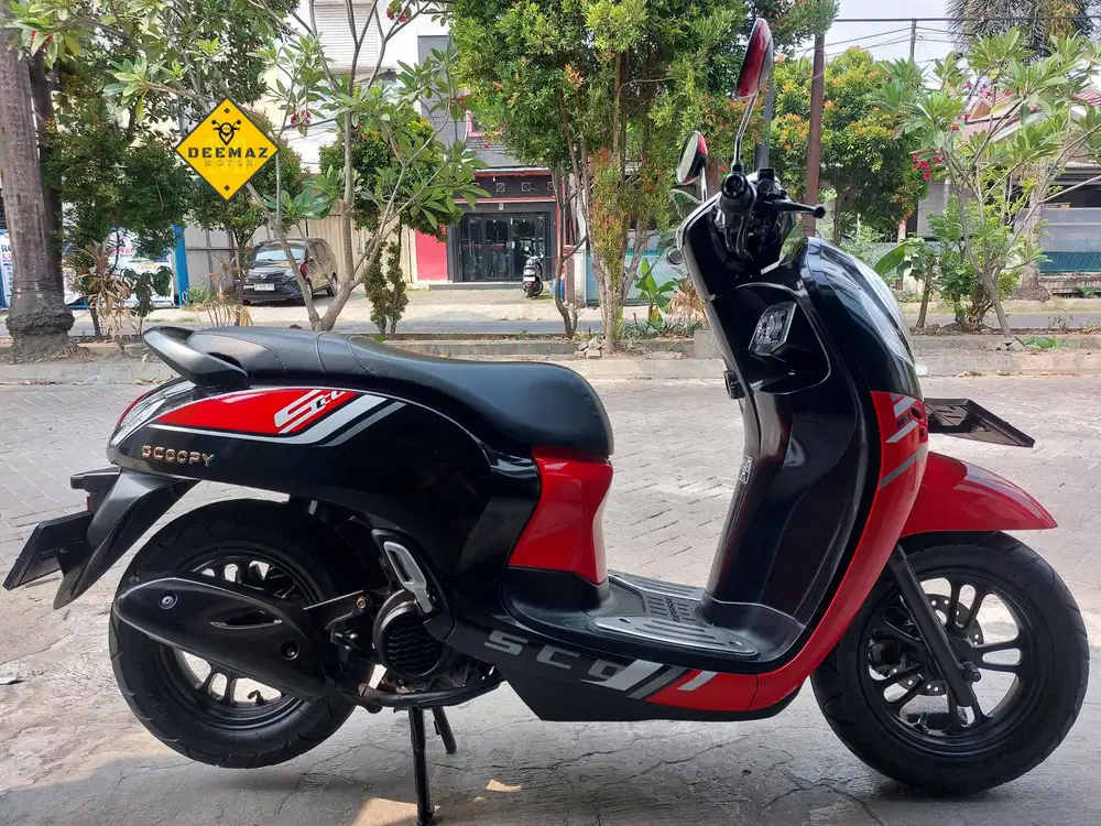 (DP 500 Rb)‼️ Scoopy Sporty Hitam Merah 2023 Cash & Kredit