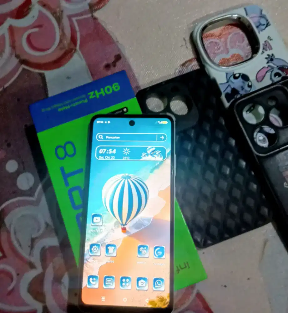 Infinix smart 8.Ram 4+4/128, kelengkapan fullset.